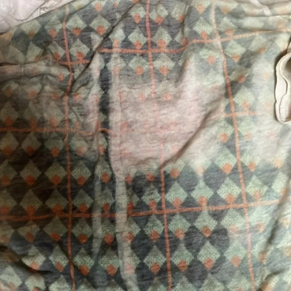 Alchemic Size Small Sublimation Green & White Ruffle Trim Top. New No Tags - Picture 4 of 5